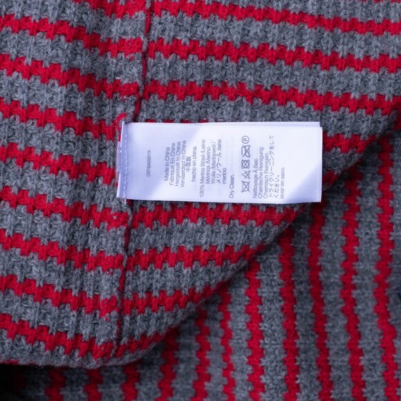 Madewell Merino Wool Striped Turtleneck Sweater L Cozy Boxy ❤️ - Picture 3 of 4
